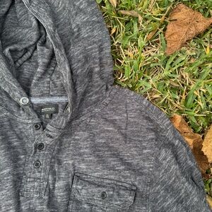 Mens' 2XL Buffalo David Bitton Charcoal Hoodie